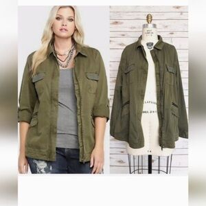 Green Torrid Utility jacket